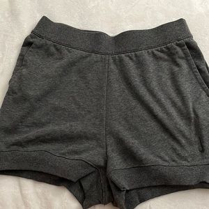 Nike yoga fleece shorts